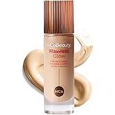 MCoBeauty Flawless Glow Luminous Skin Filter - 2 Fair - 4-in-1 Luminous Primer, Foundation Booster & Liquid Highlighter with Squalane - Radiant Glow Complexion Perfector Face Makeup