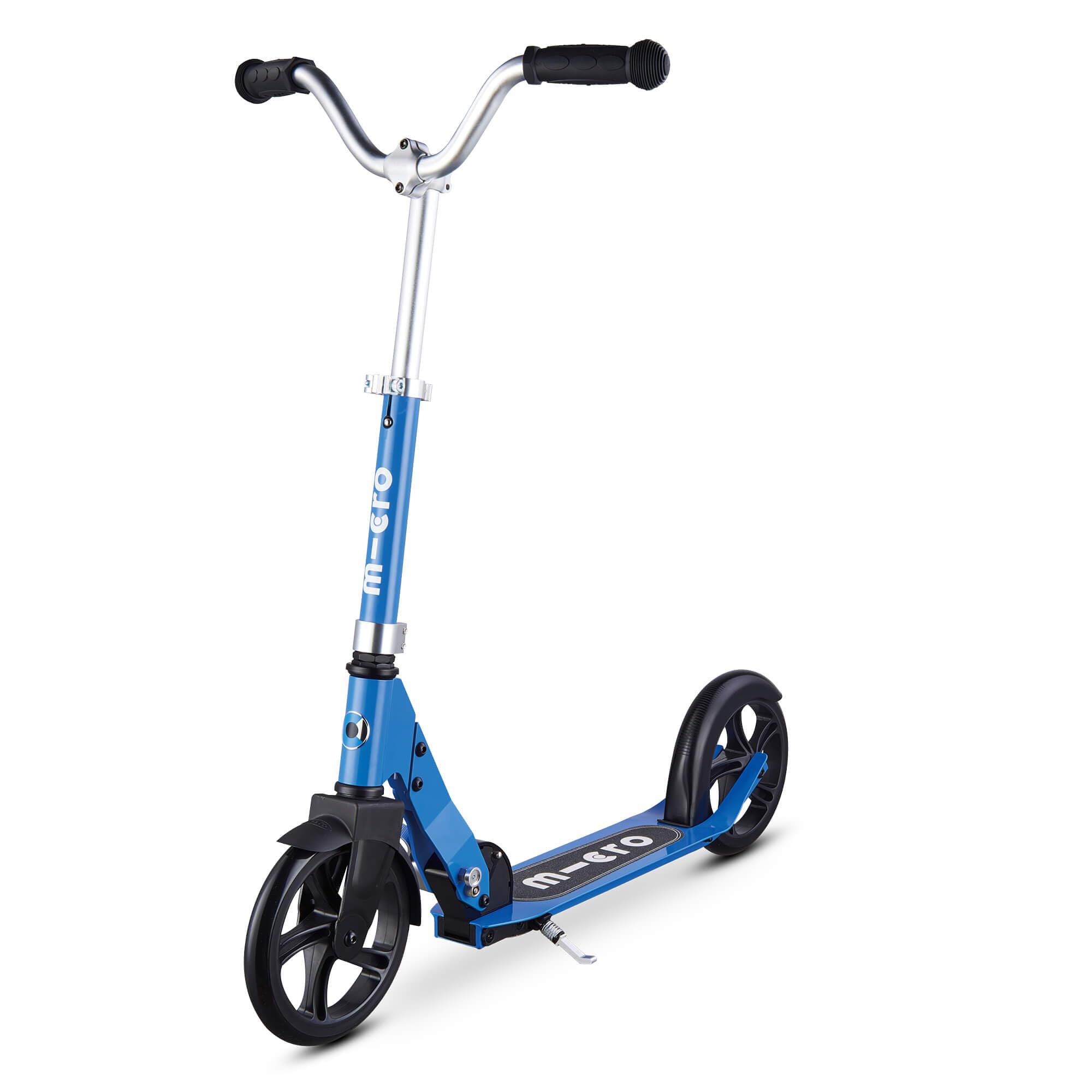 Micro Scooters | Cruiser Children's Scooter | Handlebar Adjustable | Lightweight | Foldable | Kickstand | 5-12yrs | Boys & Girls | Blue