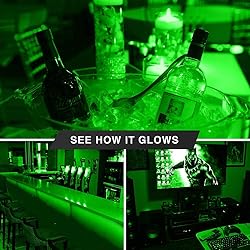 4 Pack BlueX LED PAR20 Flood Green Light Bulb - 8W