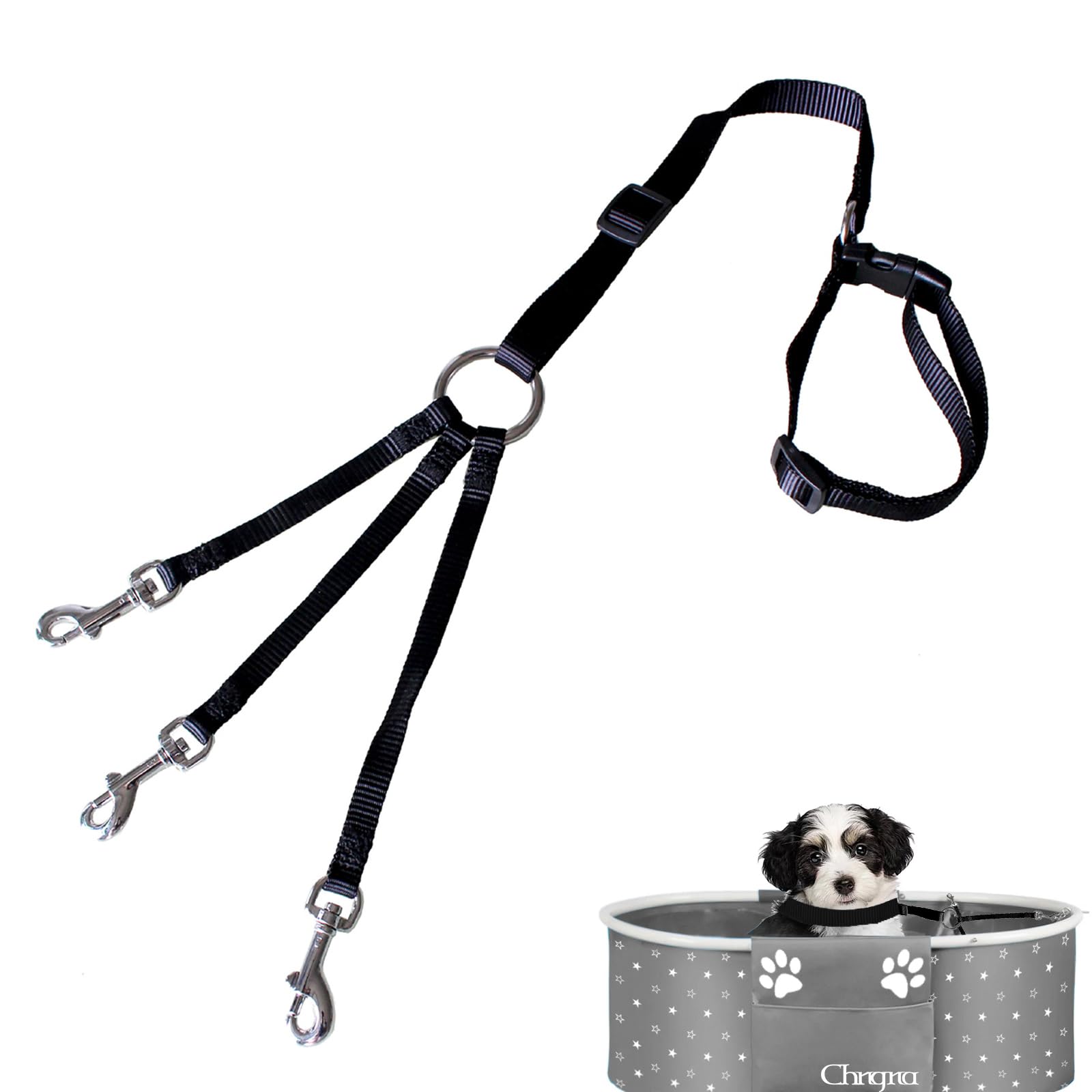 Photo 1 of Dog Bath Tether Bathtub Leash Bathing Harness Dog Grooming Harness Adjustable Fixed Safety Rope for Pet Shower Bathing