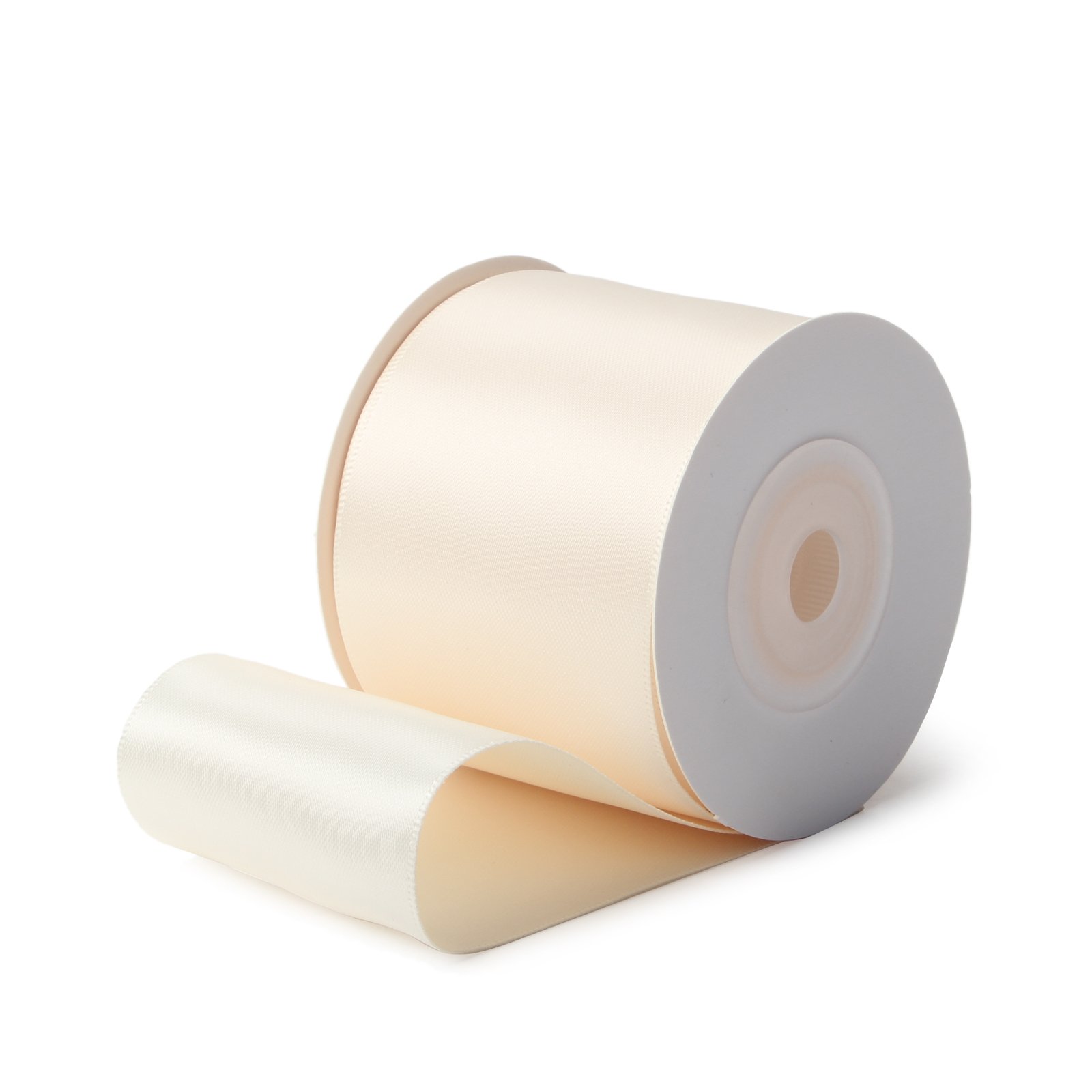 RUSPEPA Satin Ribbon Double Face - 50mm x 9m, 810 Ivory