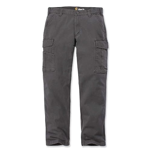 Carhartt Men's Relaxed Straight Rigby Cargo Pant, Shadow, W34 x L32