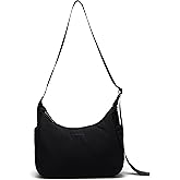 Pander Nylon Crescent Shoulder Bag, Medium Sling Crossbody with Adjustable Strap.