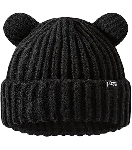SNARBY Black Nordic Polar Bear Tassel Earflap Beanie Svalbard Beanie (Black) – Arctic Edge main image 2
