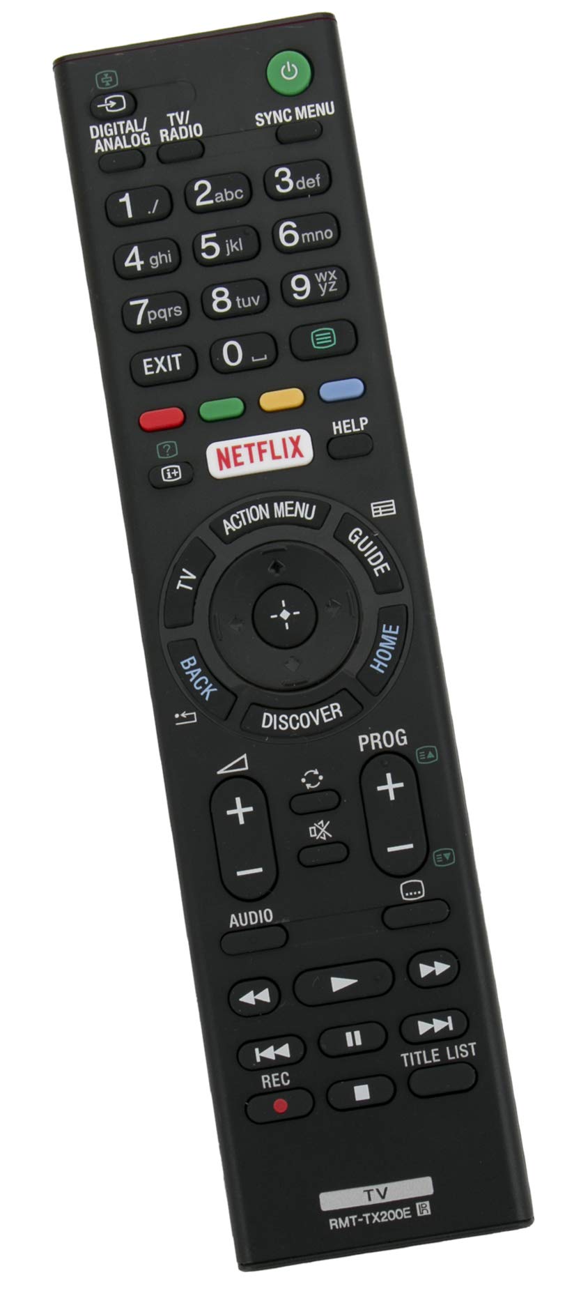 ALLIMITY RMT-TX200E RMTTX200E Remote Control Replacement for Sony Bravia TV KD-43X8000D KD-49XD7004 KD-49XD7005B KD-55X7000D KD-55XD7004 KD-55XD7005 KD-65X7500D KD-65XD7005 KD-65XD7504 KD-65XD7505