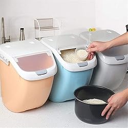 SONPP 15Kg Rice Storage Box Sealed Moisture-Proof