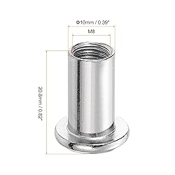 uxcell M8x18mm Hex Socket Head Insert Nut Screw