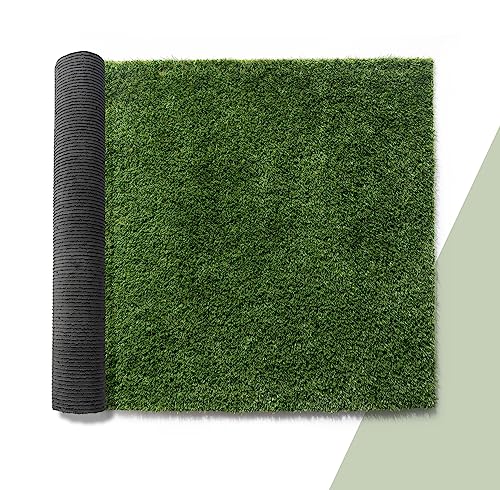 Paco Home Kunstrasen für Garten Balkon Terrasse Rasenteppich Indoor Outdoor Teppich Natürlich Weich Natur Optik Waschbar, Model:25mm, Größe:200x400cm