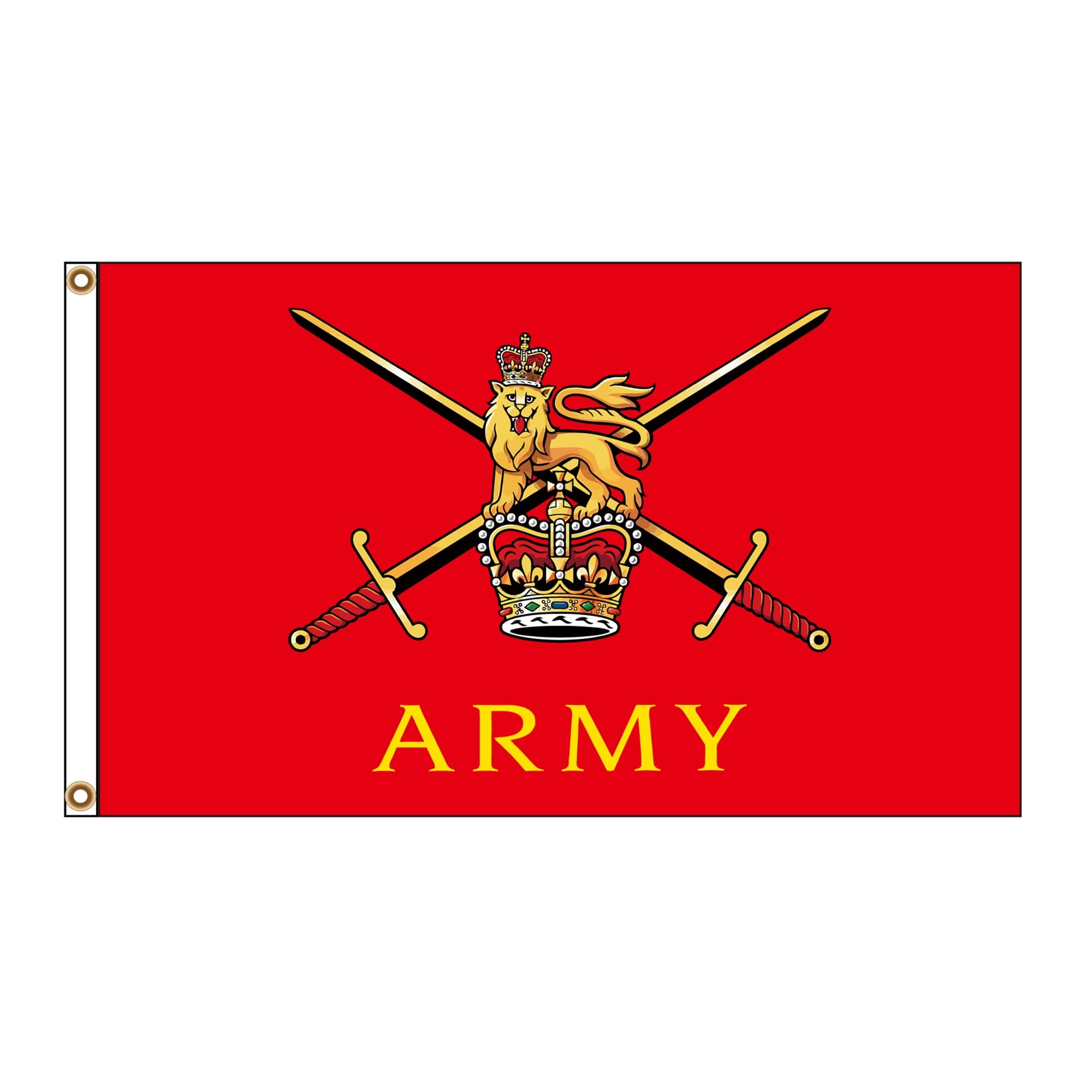 British Red Army Military Forces Troops Flags Banners-Durable 100% Polyester Fabric with eyelets & Headband,3x5ft Outdoor Indoor Flying for Festival,Party,School,Decoration and Patriotic Display