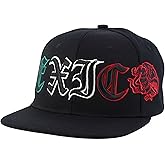 Trendy Apparel Shop Mexico Independence Eagle Embroidered Flat Bill Snapback Cap
