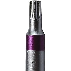 T20 (T-20) Torx/Star Driver Bit - Color Coded T20 X