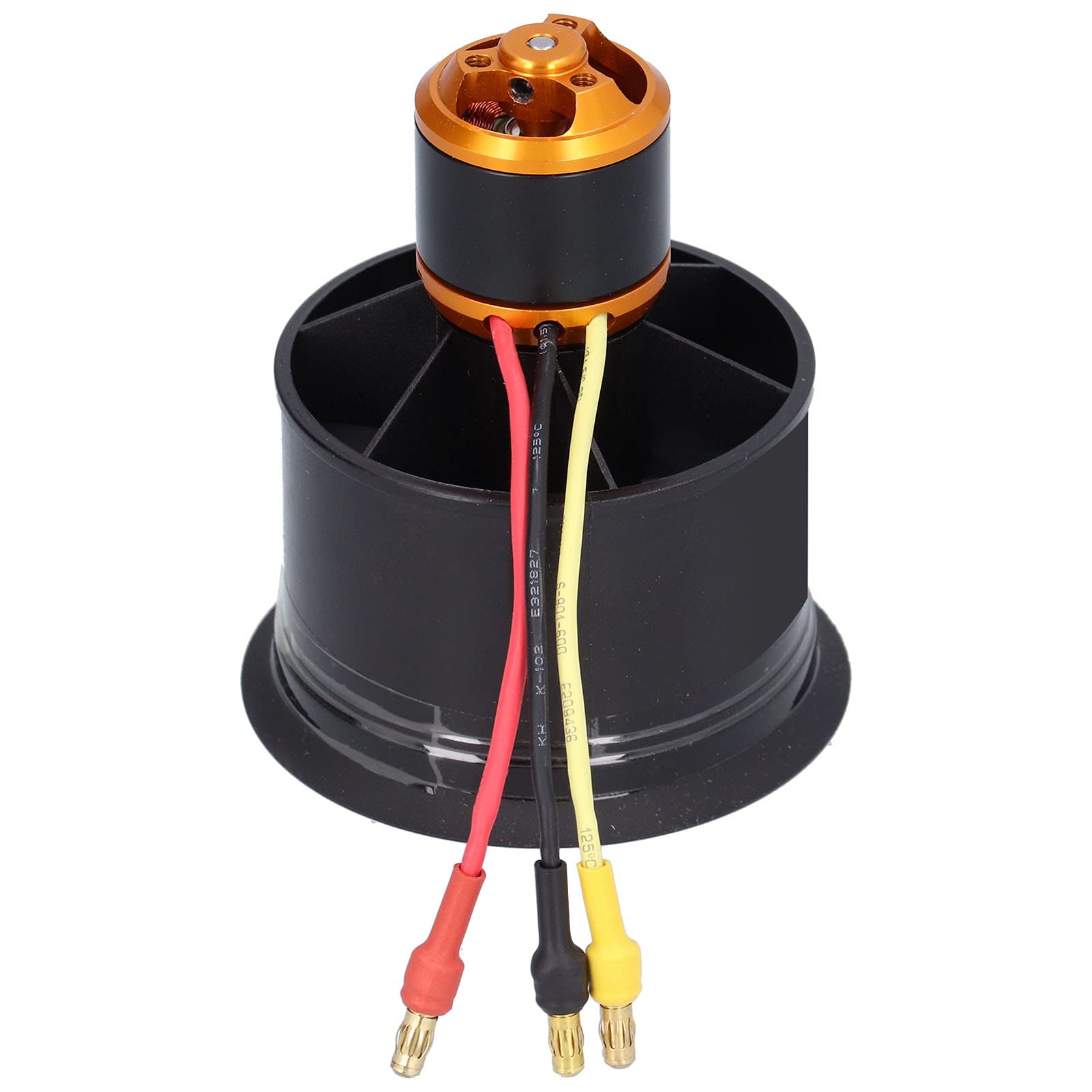 RC Ducted Fan, 50mm RC Electric Ducted Fan 12 Blades Ducted Fan with Brushless Motor for RC Planes(ounter Clockwise 5000V)