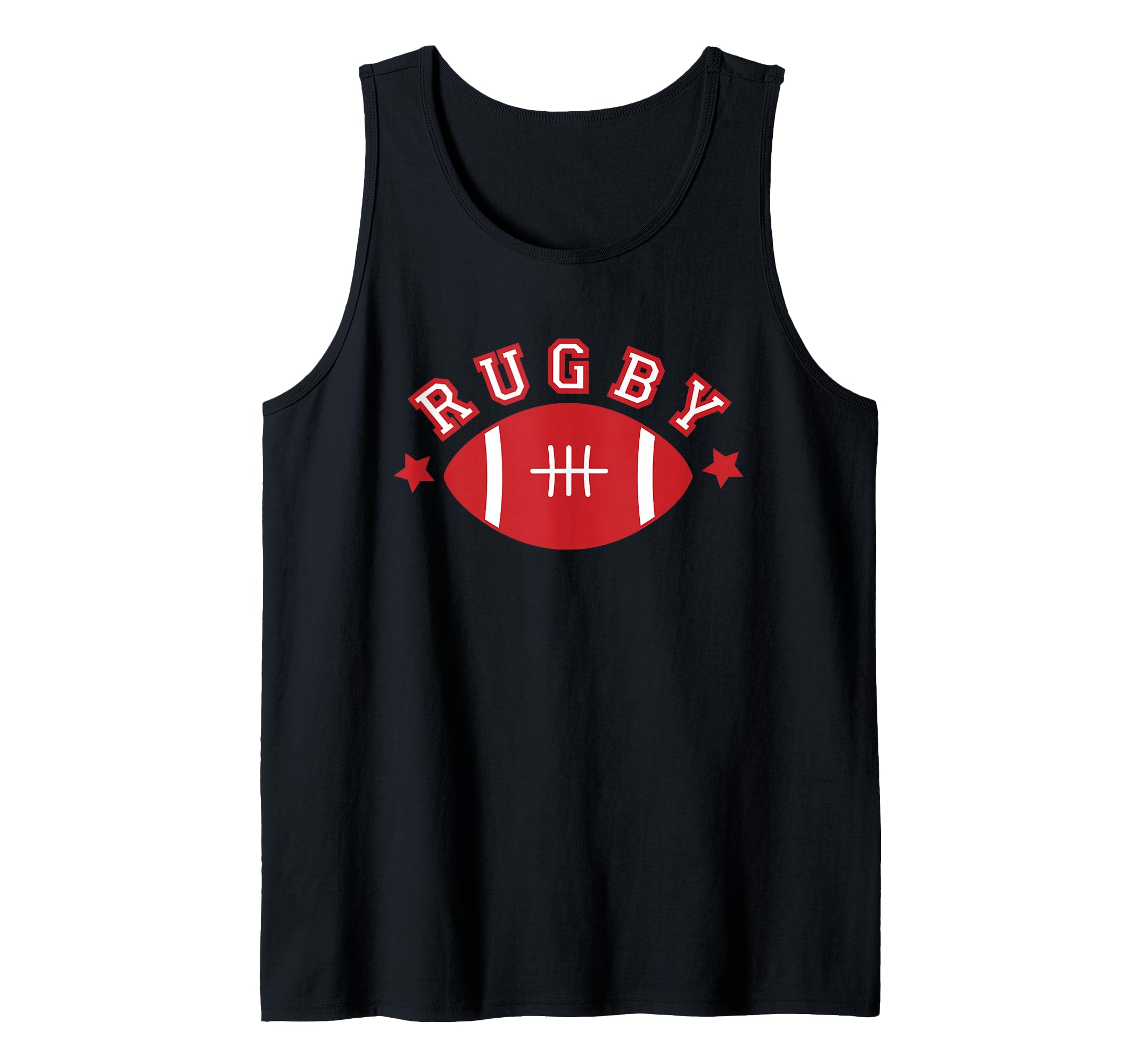 Rugby Ball Design Tank Top