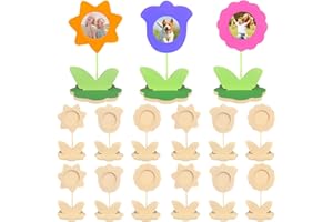 ADODOTOE Mother's Day Crafts for Kids Spring Craft Picture Frames Craft Wooden Frames Mother's Day Gift Wooden Crafts for Classroom Activities (18)