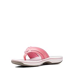 Clarks Women's Breeze Sea Flip-Flop, Bright Pink
