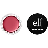 e.l.f. Putty Blush, Creamy & High-Pigment Formula For A Natural Glow, Delivers A Semi-Matte & Powder Finish, Vegan & Cruelty-