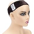 gexworldwide GEX Wig Grip Band Adjustable Velvet Non-Slip Breathable Head Band to Keep Wig Secured and Prevent Headaches (Brown)