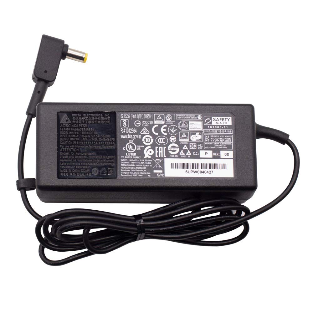 Laptop Charger for Acer Aspire ES1-132 ES1-311 ES1-332 ES1-433 ES1-432 ES1-433 ES1-512 ES1-522 Compatible Replacement Notebook Adapter Adaptor Power Supply