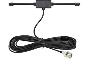 Bingfu VHF UHF Car Truck Police Scanner Adhesive Mount Antenna Vehicle Mobile Ham Amateur Radio BNC Male Dipole Antenna Compatible with Uniden Bearcat Whistler Shack Radio Scanner