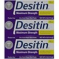 Desitin Maximum Strength Diaper Rash Paste, 4 ounce (pack of 6)