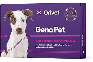 ORIVET GenoPet Dog DNA Test – Dog Breed Test Kit USA | Canine Ancestry & Genetic Health Screening by Age, Weight & Gender | at-Home Swab | Results in 21-25 Days After Activation