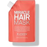 ELEVEN AUSTRALIA Miracle Hair Mask for Dry Damaged Hair - Deep Conditioning Treatment for Men & Women, Restores Moisture & Helps Damage, Hydrating & Moisturizing, Nourishing Formula - 6.8 fl oz