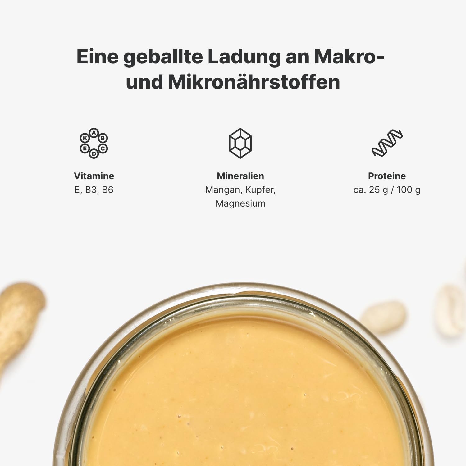 Vilgain Bio Erdnussmus Knusprig (1000 g) Erdnussbutter – Vegane Erdnusscreme Ohne Zuckerzusatz & Ohne Palmöl, Proteinreiche Erdnusspaste Aus Gerösteten Bio Erdnüssen Ballaststoffreicher Fitness Snack 4