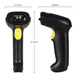 WoneNice Hands-Free USB Barcode Scanner with Stand