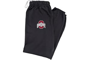 LOGOVISION Mens Jogger Sweatpants Collegiate Primary Logo Black Collection