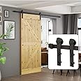 U-MAX 6 Ft Sliding Barn Door Hardware Kit -Heavy Duty Sturdy, Smoothly and Quietly -Easy to Install - Fit 36"-40" Wide Door P