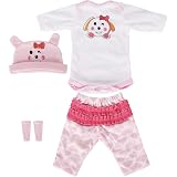 Pink Baby Jumpsuit Outfit For 16-18 Inch Reborn Dolls - Handmade Cotton Clothes Set With Hat