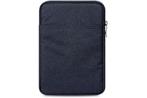 GEDOSIC Nylon Cover Pouch Bag Sleeve for Kindle Paperwhite/Voyage/All-New Kindle(8th Generation, 2016)/Kindle Oasis E-Reader (6IN-Navy Blue)