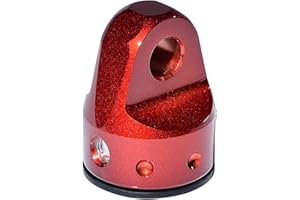 Astra Depot Aluminum Winch Shackle Mount Hook 2820 Iron Pin 30,000 lbs for Winch Rope Towing Recovery Jeep Truck 4WD, Red