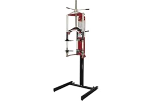 Myers Tire Supply Branick All Steel Construction 7600 Strut Compressor with Versatile Mounting Options and Multi-Purpose Hooks for Compressing Coil Springs up to 3,000 lbs, & Branick 764 Mobile Cart