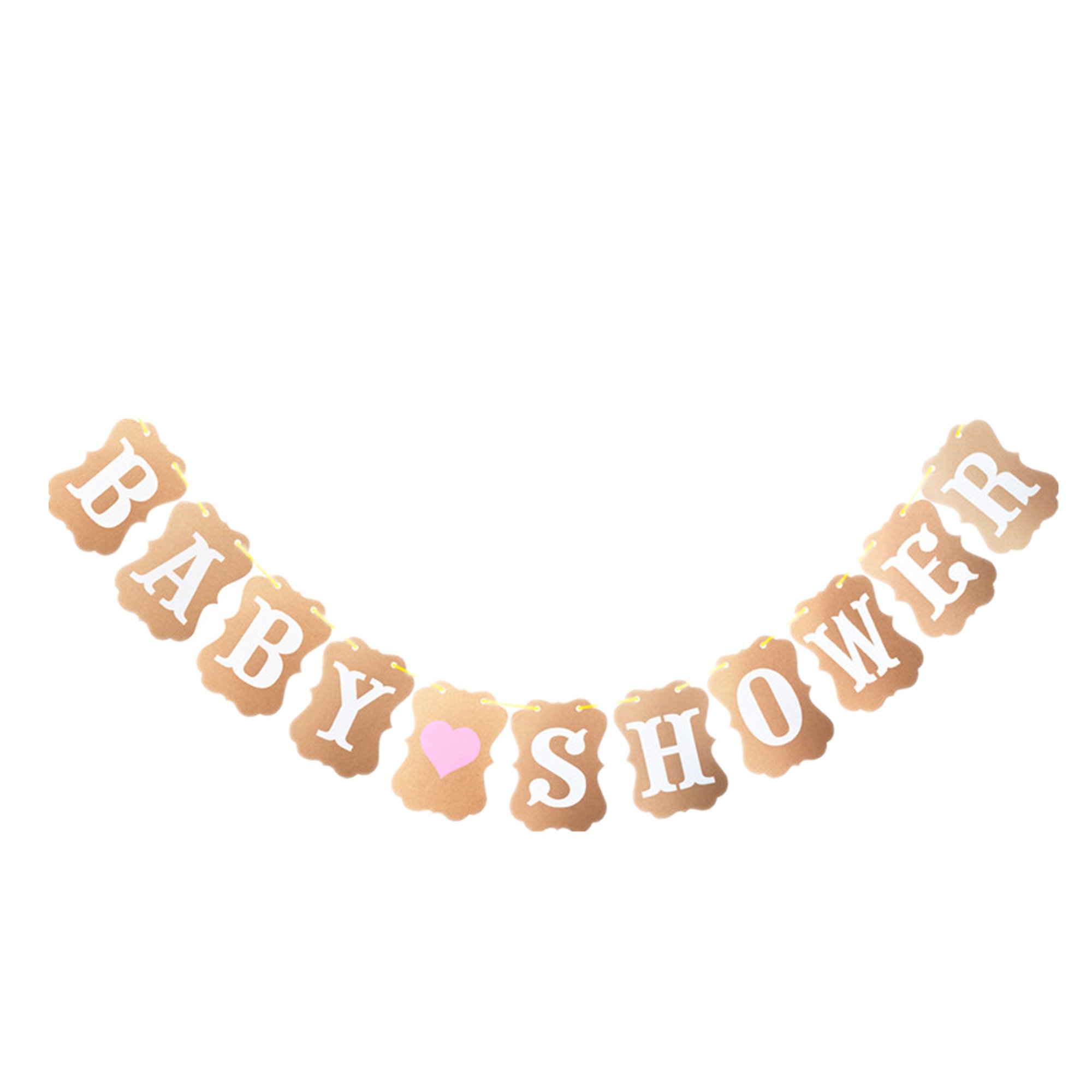 CHTENG Baby Shower 3-m Paper Its a Boy Girl Banner Party Baptism Decorations Bunting Favors Supplies Blue Pink Baby Shower (Pink baby shower)