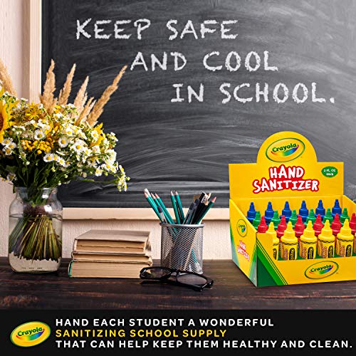 Crayola Hand Sanitizer for Kids, for School, Safe for Skin, Made in USA