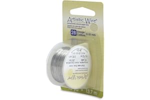 Artistic Wire, 28 Gauge Stainless Steel Craft Wire, 15 yd
