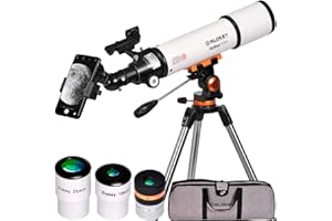 Slokey Discover The World Telescope for Astronomy for Adult Beginners - Professional, Portable and Powerful 20x-250x - Easy to Mount and Use - Astronomical Telescope for Moon, Planets and Stargazing