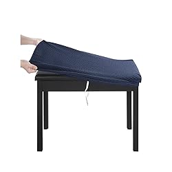BUYUE Luxury Vanity Bench Stool Cover, (15"- 20") L