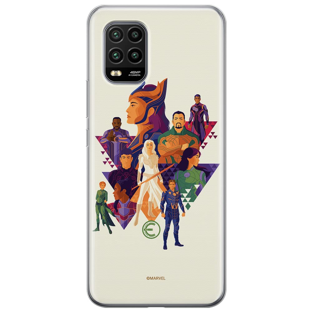 ERT GROUP mobile phone case for Xiaomi MI 10 LITE original and officially Licensed Marvel pattern Eternals 007 optimally adapted to the shape of the mobile phone, case made of TPU