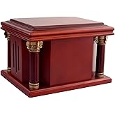 MAKEY'S Wood Keepsake Urns for Human Ashes Adult Male/Female, Cremation Urns for Adult Ashes