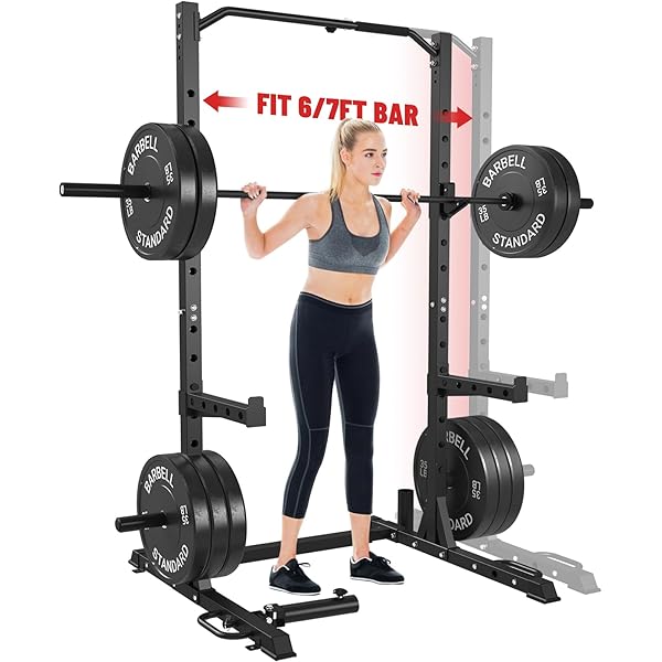 Cap Squat Rack YOLEO Squat Rack With Adjustable Pull-Up Bar