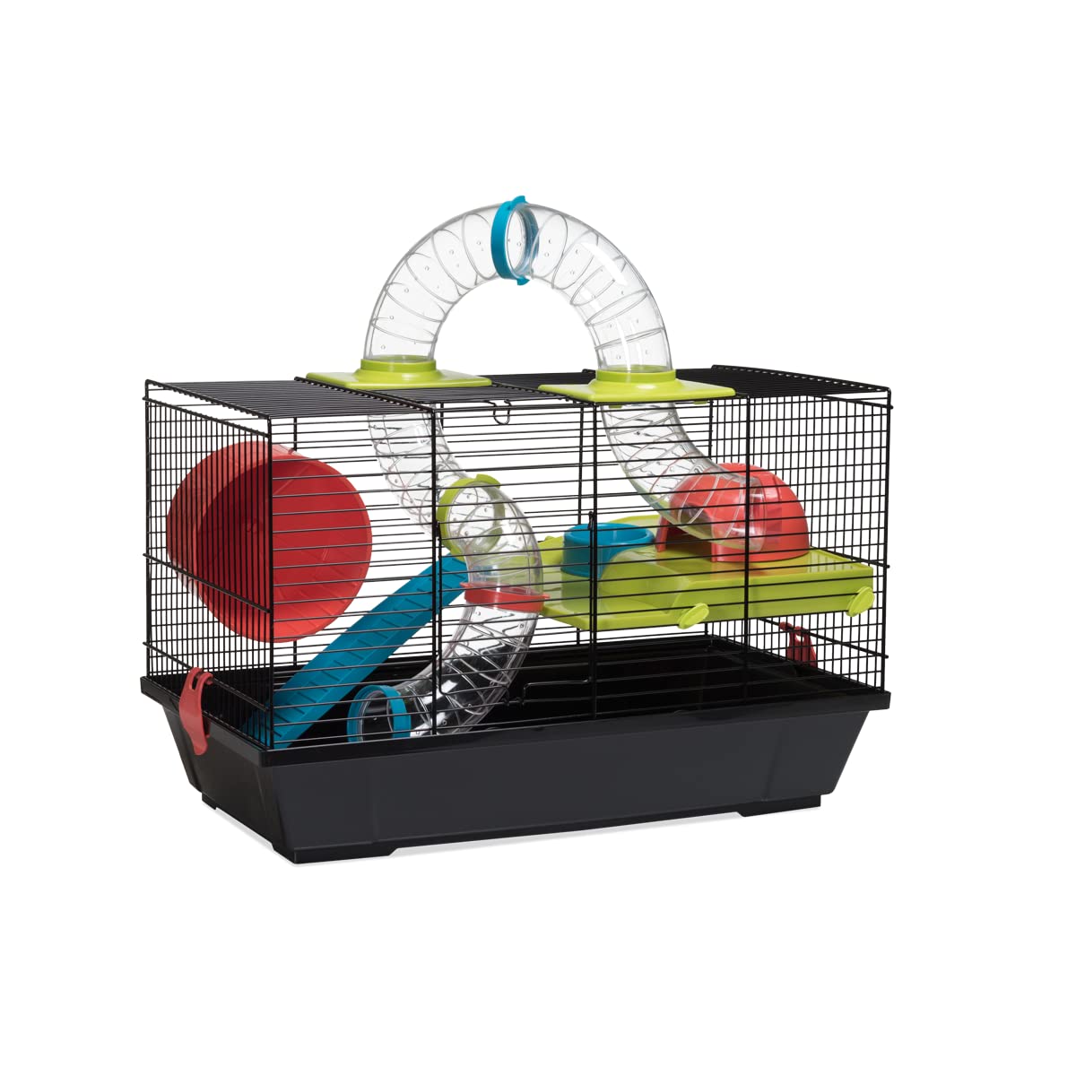 Voltrega Hamster Cage Vol. 938 Double 1 Unit 500 g,Black,50.5 x 28 x 32 cm