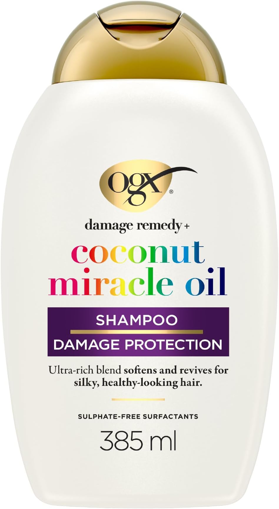 OGX Damage Remedy Coconut Miracle Oil Shampoo 385ml Sulfate Free