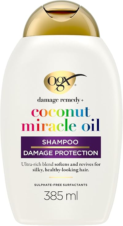 OGX Damage Remedy Coconut Miracle Oil Shampoo 385ml Sulfate Free