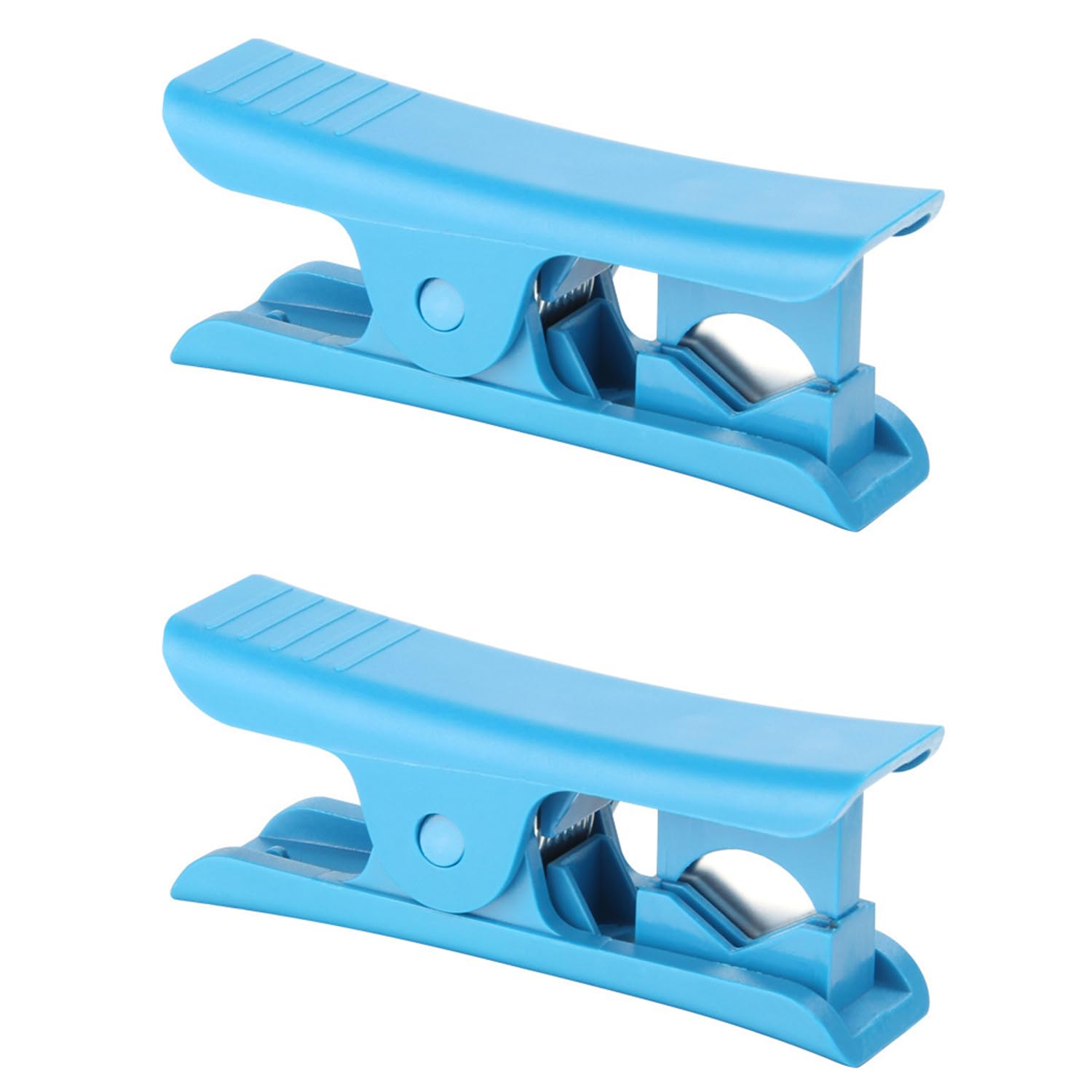 UCLEVER 2pcs Irrigation Tube Pipe Cutter Plastic Hose Cutter for up to 16mm OD PU PE Tubing (Blue)