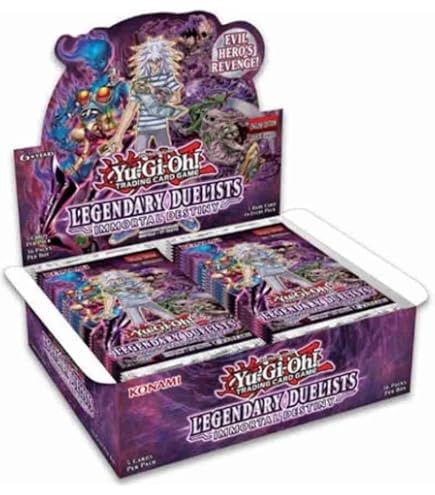 YuGiOh Trading Card Game Legendary Duelists Rage of Ra Booster Box [36 Packs] : Toys & Games