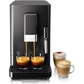Kndko Automatic Espresso Machine, 20 Bar Coffee Maker with Grinder and Milk Frother Steam Wand, All-in-One Grind and Brew Coffee Maker, Auto Self-Cleaning, Cappuccino &amp; Barista-Style