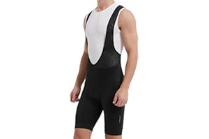 qualidyne Men's Cycling Bib Shorts 4D Padded Breathable Road Bike Bibs Biking Bicycle Shorts