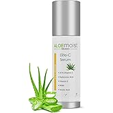 Elite Vitamin C Serum for Face with Hyaluronic Acid, Pure Aloe Vera Gel, Vitamin E Oil: Anti Aging Skin Firming Serum, Pore Minimizer & Dark Spot Corrector for Face (.5 fl oz.)